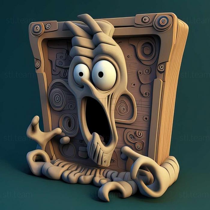3D model Day Of The Tentacle game (STL)
